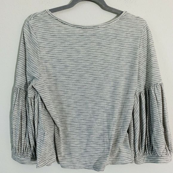 Anthropologie eri+ali Puff Sleeve Striped Top - Picture 5 of 5
